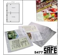 Pagine la raccolta di foglie Ricette Cucina A4 2x 215x145mm Safe 5477 50 Pacco
