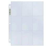 Pagine Silver Series 9 Tasche (100ct) Per Carte Di Dimensioni Standard
