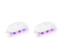 PAGJHRFJG 2X Luce UV per Resina, Lampada Pieghevole nel Resina UV, Lampada UV Portatile e un Polimerizzazione Rapida Ad Alta Potenza, Forniture per Stampi nel Resina UV