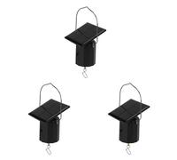 PAGJHRFJG 3X Wind Spinner Motor Display Solare Sospeso Motore Rotante Un Energia Solare Wind Spinner Motor Gancio Girevole per Campanelli Eolici
