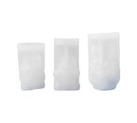 PAGJHRFJG Stampo per Candele in Silicone 3D A Forma di Nano - Ritratto di Babbo Natale, DIY con Cioccolato, Sapone, Resina e, Regalo per La Casa