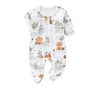 Pagliaccetti Neonato Infant-And-Toddler-Bodysuit Giacca Piedi Pagliaccetto Vestiti per Bambini Confortevole e Leggero Stampa Carina Tutine Body Neonata Neonati Bebè