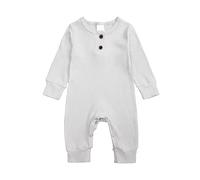 Pagliaccetti Neonato Tutine per neonati Pigiama Bambino tinta unita Tutina Unisex Outwear Vestiti Uso Quotidiano