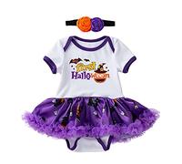 Pagliaccetto Neonato Halloween Manica del Pipistrello Tuta con Stampa Bimba Unisex Il Mio Primo Mantello da di Adatto per Altezza 90-150 Cm