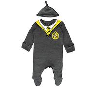 Pagliaccetto per Bambino con Licenza Harry Potter con Cappello Hufflepuff per Bambino o Ragazza Carbone 9 Mesi