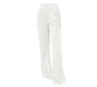 Pagliaccetto ragazzo 68 Tween Girls Pantaloni dritti Uniforme scolastiche M Leggings elastici taglia 5 14 anni Tuta da ginnastica per ragazze Pantaloni corti, bianco, 7-8 Anni