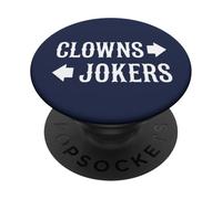 Pagliacci A Sinistra Joker Alla Freccia Destra PopSockets PopGrip Adesivo
