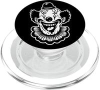 Pagliaccio spaventoso Creepy Evil Circus Spooky Blackwork PopSockets PopGrip per MagSafe