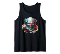 Pagliaccio spaventoso raccapricciante Halloween Costume Art Canotta