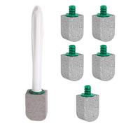 Paglietta per WC - Detergente per WC in pietra pomice | Spazzola per WC in pietra a mano per bagno, spazzola sospesa con manico lungo, per la pulizia del bagno, confezione di ricambio