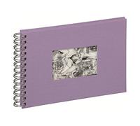 Pagna 12109-33 - Album con rilegatura a spirale, 40 pagine, pagine in cartoncino fotografico bianco, 240 x 170 mm, colore: Lavanda