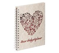 Pagna 12237 - 15 - Organizer per Matrimonio, 170 x 240 mm, in Cartone, Sweet Heart Rosso 96S