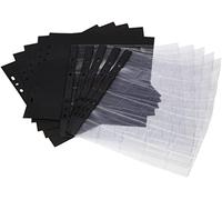 Pagna 2156-04 - Confezione da 5 fogli Coin da 30 tasche, dimensioni: ? 35 mm, colore: Trasparente