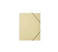 PAGNA 21609-04 Elasticated Folder A4 PP Pastel Eco 3 Folders Yellow
