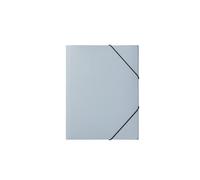 PAGNA 21609-14 Elasticated Folder A4 PP Pastel Eco 3 Flaps Grey Blue