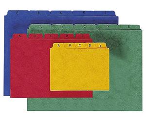 Pagna 25251-01 - Indice guida in cartone presspan, formato A5, rosso