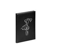 Pagna 30914 - 01 kondolenz libro Calla Commemorativo, 192 pagine Nero