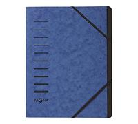 Pagna 40058-02 - Cartella portadocumenti, 7 pezzi, 1-7, colore: Blu