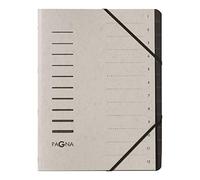 Pagna 4005921 A4 Pro 12 Part file - grigio chiaro (confezione da 5)