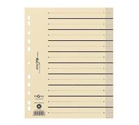 Pagna 44062 - 09 fogli divisori Easy Rip, formato A4, 10 pezzi, colore: beige