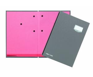 Pagna - Blocco per firma, 20 pezzi, colore grigio