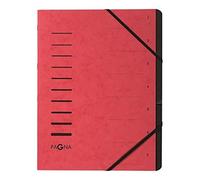 Pagna cartellina 7 pezzi 7 pezzi 7-teilig rot