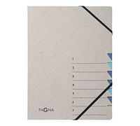 Pagna cartellina 7 scomparti Easy Grey 7 pezzi blau