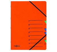 Pagna, cartellina Easy, cartone pressspan, A4 7-teilig Orange