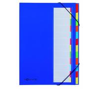 PAGNA Ordnungsmappe DESKORGANIZER Color, 12 Fächer, blau