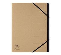 Pagna Pure Organiser, 7 scomparti, angoli elasticizzati neri, cartone riciclato con stampa sottile