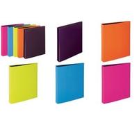 Pagna-Raccoglitore ad anelli formato A4, Trend, 2-Asse da stiro, motivo meccanico con piume Elements, colore: arancione