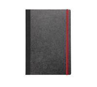 Pagna - Taccuino A4 Classica, a quadretti, 192 pagine, colore: Nero