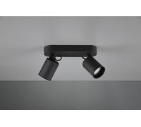 Barra 2 faretti PAGO 803500232metallo nero