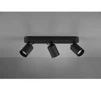 Barra 3 faretti PAGO bianchi 803500332metallo nero
