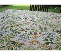 Pago Poco Collezione Primavera-Estate 2022!!!Telo Arredo Copritutto Multiuso Fantasia Palma Verde 100% Cotone Made in Italy !! (270x270cm)