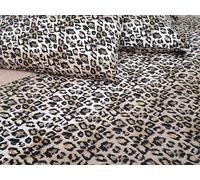 Pago Poco Completo Letto Matrimoniale Fantasia TIGRATO LEOPARDATO 100% Cotone In Fibra Naturale Misure MAXI !!!!