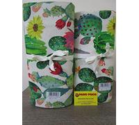 Pago Poco NOVITA !!!!! Telo Arredo Copritutto Multiuso Fantasia CACTUS 100% Cotone MADE IN ITALY !!! (270x270cm)