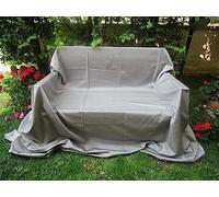 PAGO POCO Telo Arredo Copritutto in Tinta Unita Damascato Misura:200x280 MADE IN ITALY NOVITA' 2022!!! (Grigio)