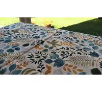 Pago Poco Telo Arredo Copritutto Multiuso Disegno Palma 100% Cotone Singolo e Matrimoniale Made in Italy Novita'2020!!!! (Verde, 170x270)