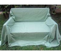 Pago Poco Telo Arredo Copritutto Multiuso Gran Foulard In Tinta Unita ...Misura 280X280 100% Damascato...NO STIRO!!!(VERDE)