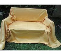 Pago Poco Telo Arredo Copritutto Multiuso in Tinta Unita in Tutti i Colori Misura:280X280 (Giallo)