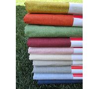 Pago Poco Telo Arredo Copritutto Multiuso in Tinta Unita Tutti i Colori Singolo e Matrimoniale 100% Cotone !!!! (Arancio, Matrimoniale 260x260)
