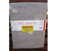 Pago Poco Telo Arredo Multiuso,Gran Foulard mis.170x260cm. Disegno MACULATO Colore Grigio PURO COTONE NATURALE 100% !!!!