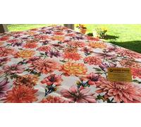 Pago Poco Tovaglia Antimacchia Fantasia MARGHERITE e FIORI 100% Idrorepellente In Tutte Le Misure PRIMAVERA-ESTATE 2023!!!! (140X180)