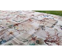 Pago Poco Tovaglia Rettangolare Antimacchia Fantasia CORALLO MARE Resistente alle macchie - idrorepellente NO STIRO!!!! Misura:140x180