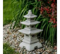 Pagoda giapponese. Lanterna in pietra scultura in pietra 46 cm 14 kg grigio c...