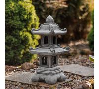 Pagoda giapponese. Lanterna in pietra scultura in pietra 65 cm 29 kg grigio c...