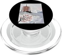 Pagoda giapponese Monte Fuji Cherry Blossom Paesaggio Arte PopSockets PopGrip per MagSafe