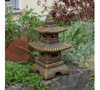 Pagoda lanterna in pietra giapponese lampada in pietra 40 cm 11 kg oro cement...