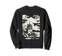 Pagoda Pace - Zen Tempio Giapponese Arte Giappone Felpa